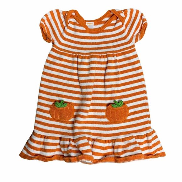 Gymboree Knit Babydoll Toddler Dress 4T Orange
